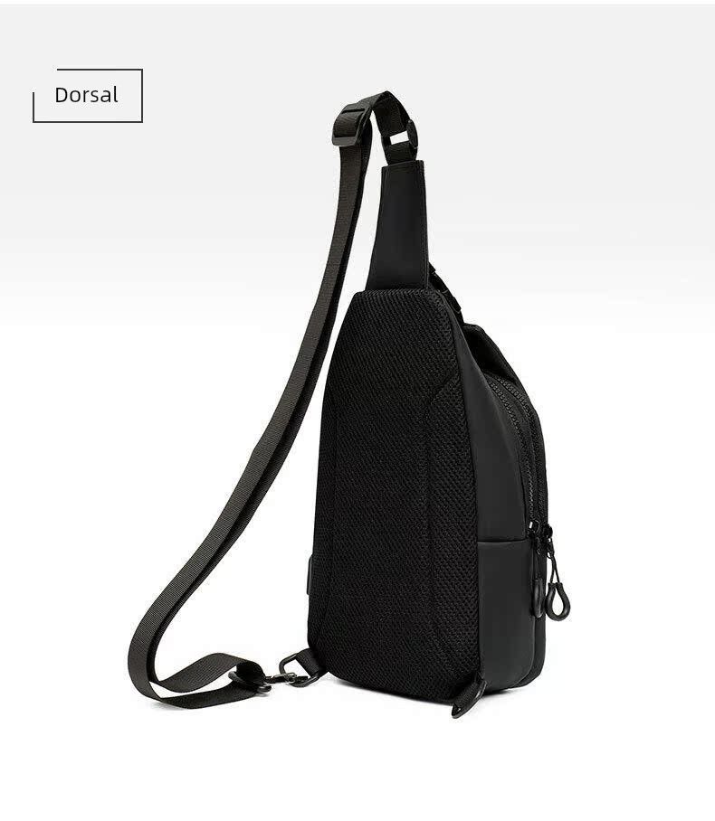 Borsa a tracolla monospalla impermeabile di grande capacità, per sport all'aria aperta, da uomo, casual_voghion.com
