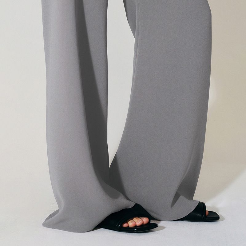 Ægte læder niche strand fritid brede flade sandaler til kvinder 2024 nye sommer enkle alsidige sandaler_voghion.com