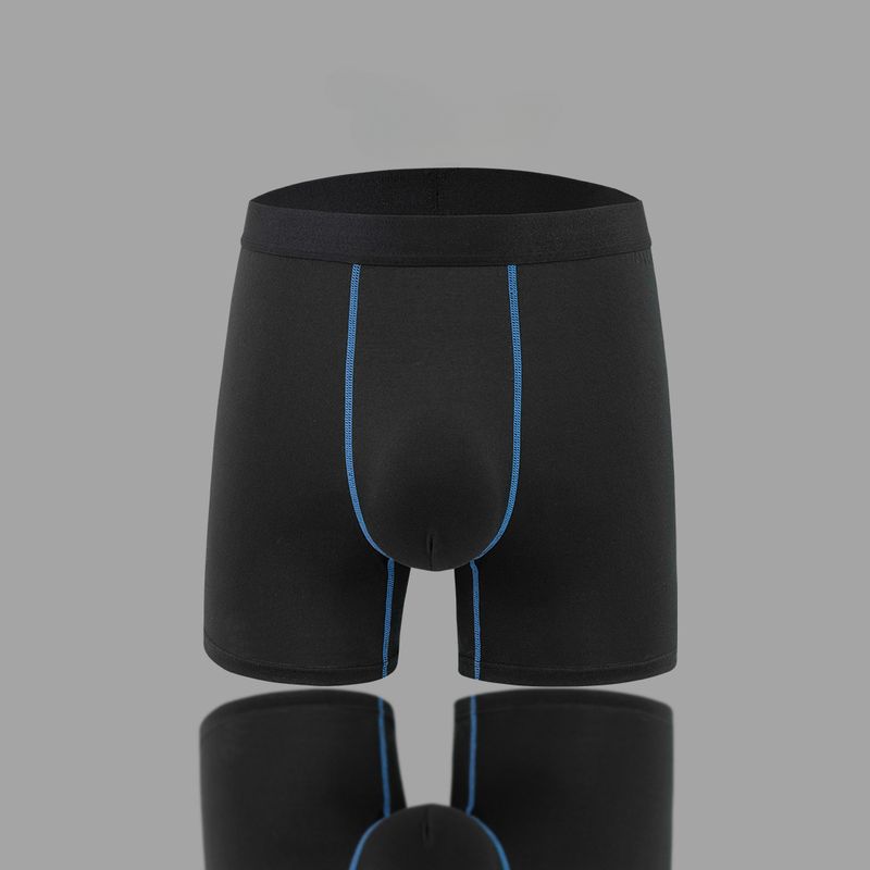 Men's Sports Elastic Medium And Long Underwear Casual Versatile Cycling Men's Shorts_voghion.com