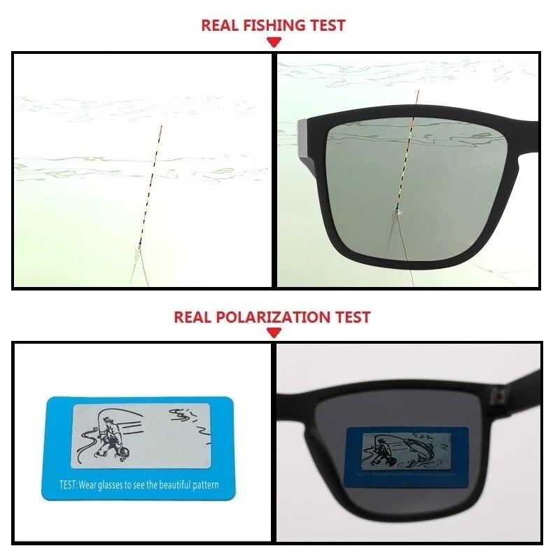 Nuovi arrivi Uomo Donna Occhiali da sole polarizzati da sub Design alla moda con fascia Squae Vintage Pesca Occhiali da sole antiriflesso UV400_voghion.com