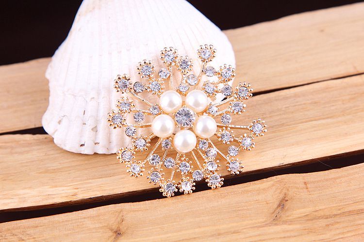 Koreanischen stil mode alle spiel handgemachte kristall farbige diamanten voller diamant blume große perle brosche weibliche pin_voghion.com