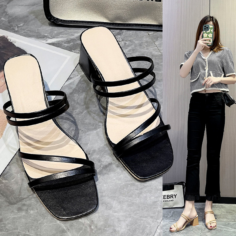Women's Sandals Clogs Heeled Sandals Bohemia Styles Sandals Trekking Shoes Mid High Heel Strappy Sandals _voghion.com