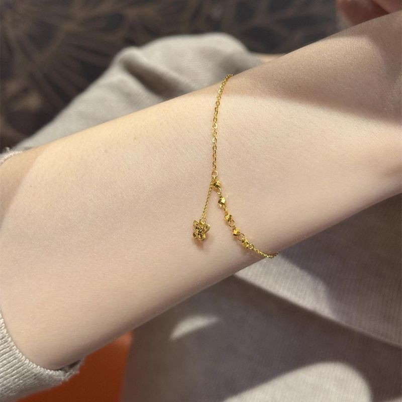 Traditional Flashing Ice Butterfly Bracelet Light Luxury Niche Exquisite High-end New Design Versatile Jewelry_voghion.com