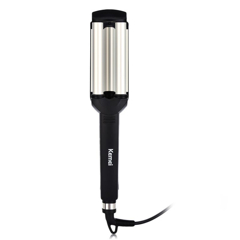 Kemei KM-2022 Egg Roll Wool Electric Iron Ceramic Household Curling Tool_voghion.com