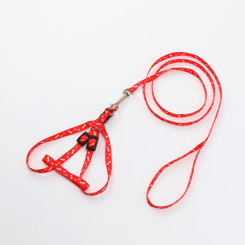 1.0cm Printed Chest Harness Leash For Small Breed Dogs, VIP, Cost-Effective Sale In 6 Colors_voghion.com