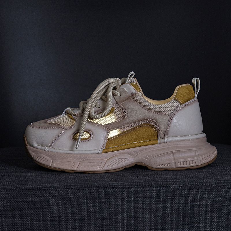 Gumet Color-Block German Training für Damen 2025 Neu Atmungsaktive Freizeitmode Dad Leichte Weiche Oberfläche Damen_voghion.com