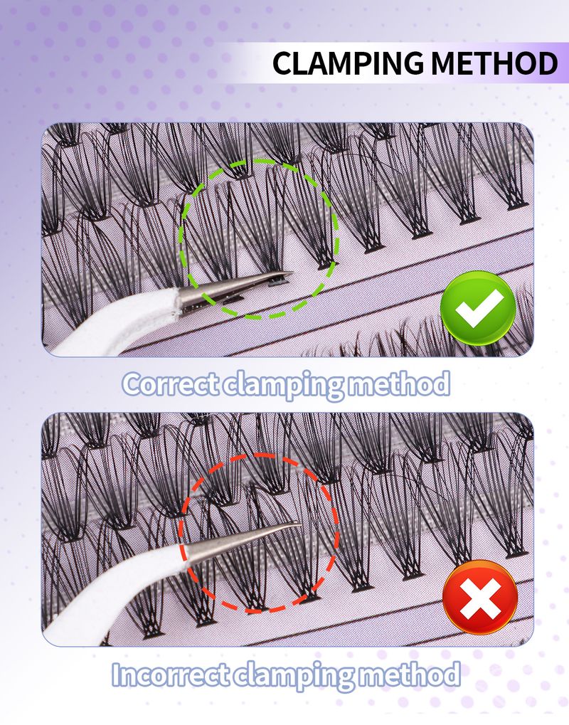 Uroda Zdrowie DIY Segmentowane Pojedyncze Kępki Włosów 484 Kępki Sztuczne Rzęsy 10-16mm Rzęsy Krzywa D_voghion.com