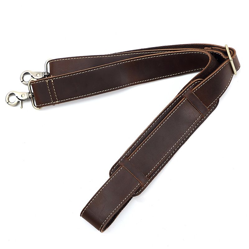 Tracolla di ricambio per borsa a tracolla singola da uomo in pelle di cavallo pazzo con tracolla regolabile in lunghezza_voghion.com