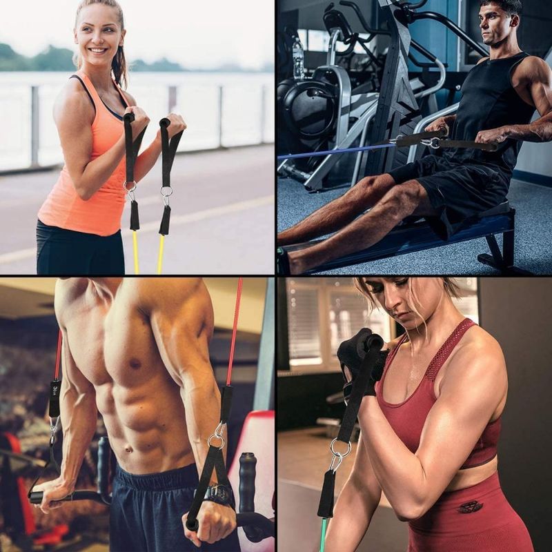 Resistance Set Bodybuilding Home Gym Equipment Professional Weight Training Fiess Elastic Rubber Bands Workout Expander_voghion.com