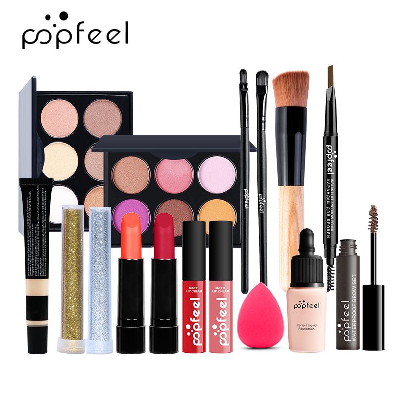 Set di trucco Set di trucco esclusivo Combinazione per principianti Bellezza Ragazza Cosmetici leggeri_voghion.com