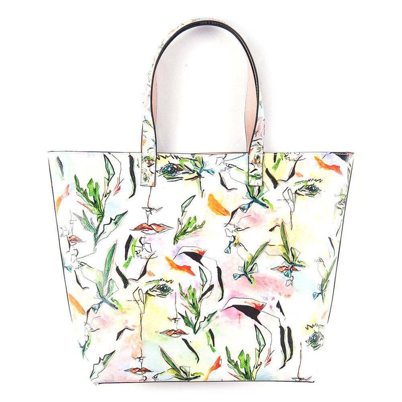 Biggdesign Faces Leather Shoulder Bag_voghion.com