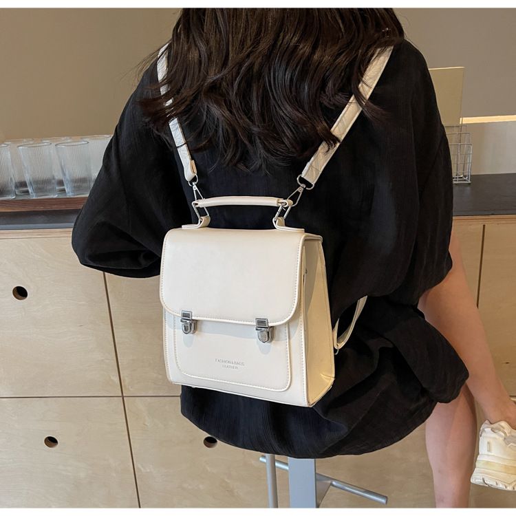 College Students Commuting Backpacks For Classes Women's Retro Versatile Handbags Trendy And Popular Single Shoulder Bags_voghion.com