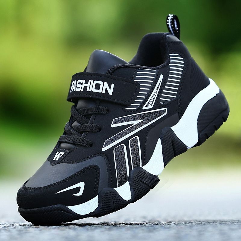 Jungen Frühling und Herbst Neue Sport Große Kinder Leder Wasserdichte Laufschuhe, Student Anti Slip Casual Schuhe_voghion.com