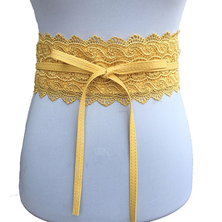 Cintura decorativa in vita per gonna da donna con bordo in pizzo extra dolce e largo_voghion.com