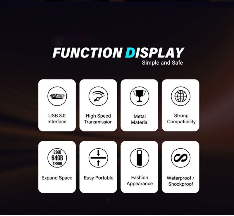 Depolama Aygıtları büyük kapasiteli metal USB flash sürücü USB flash sürücü ücretsiz logo tasarımı refah hediyesi USB flash sürücü_voghion.com