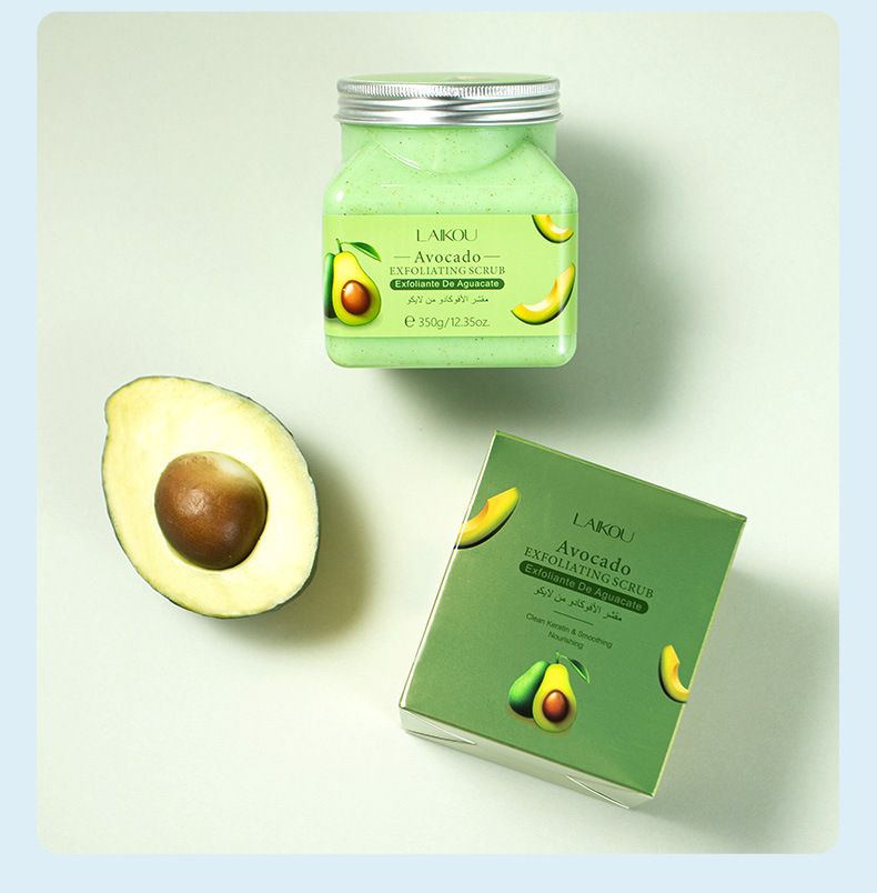 Scrub e trattamenti per il corpo Laike Scrub all'avocado 350 g Keratin Smooth Skin Rejuvenation Cosmetics Prodotti per la cura della pelle_voghion.com