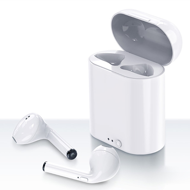 i7 MINI Drahtloser Bluetooth-Kopfhörer 5.0 Stereo-Ohrhörer-Headset Sport-Funkkopfhörer mit Ladebox für alle Smart_voghion.com