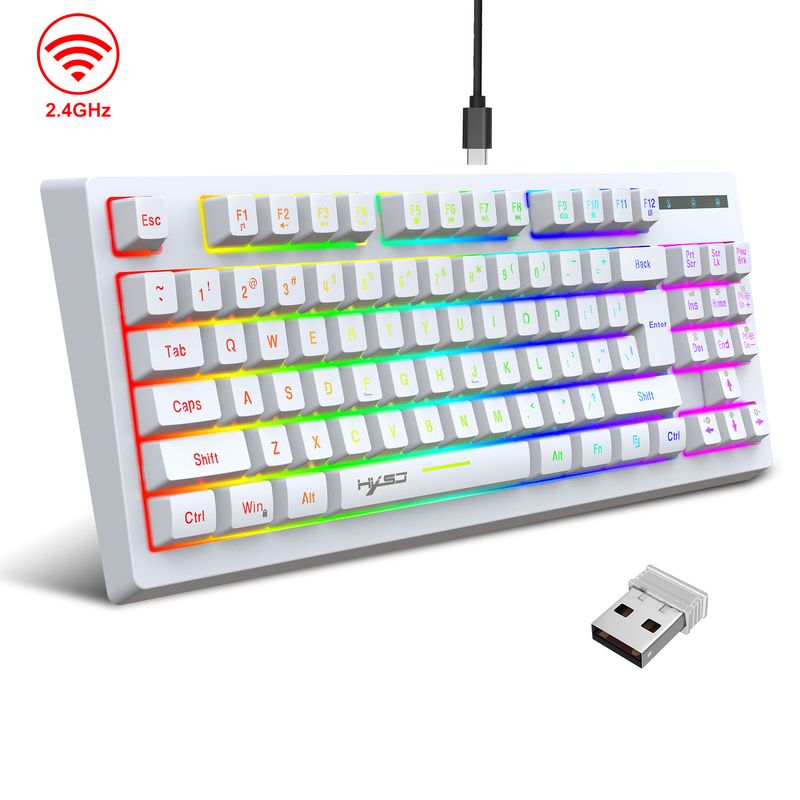 2.4G and Set RGB Film Keyboard Colorful Matte Wireless Mouse Suitable for Office Games_voghion.com