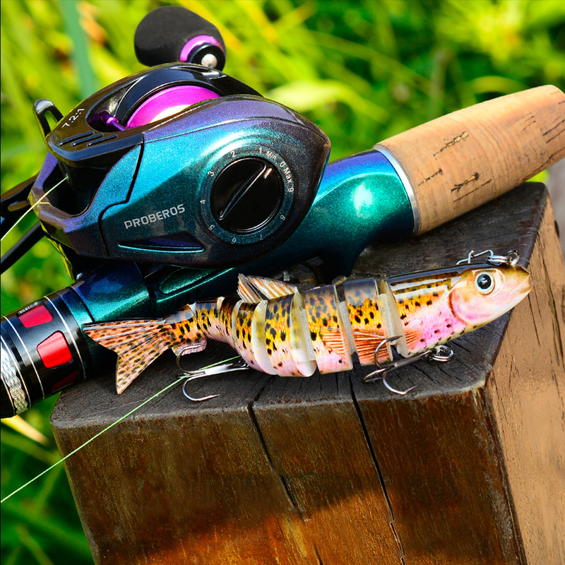 Lure Multi-Section Fish 8-Section Multi-Stage Hard Sea 12.5cm 21.5g Plastic Bait Fishing Gear_voghion.com