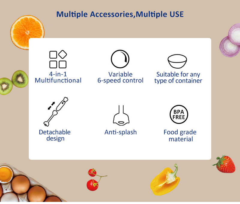 Handheld Blender, Juicer, Cooking Stick, Meat Grinder, Homogenizer, HAND BLENDER New Popular_voghion.com