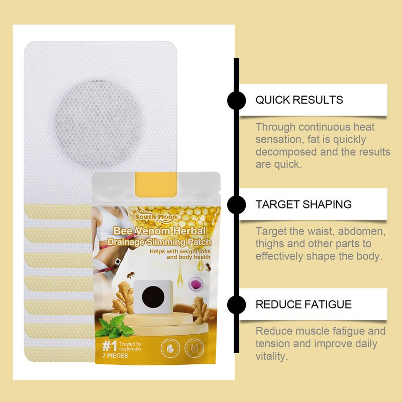 South Moon Bee Venom Body Care verstevigt dijen, Salute Meat, Lazy Belly Button Patch_voghion.com