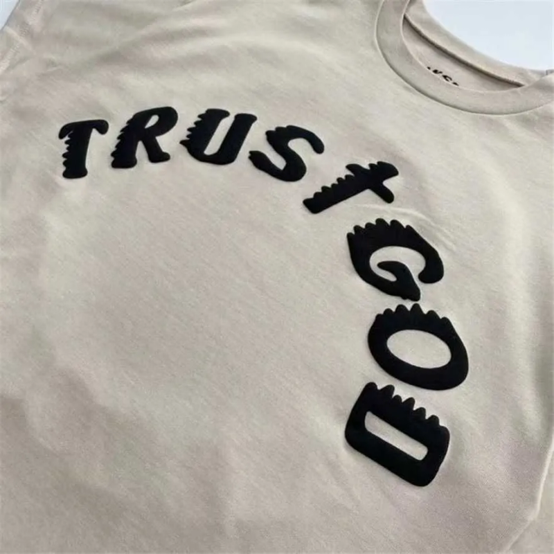T-shirts pour hommes Puff Print Sunday Service T-shirt Hommes Femmes Hip-Hop Trust God Tee CPFM Tops Fit manches courtes T221202_voghion.com