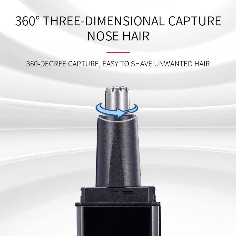 Neues 4-in-1-Set elektrischer Nasenhaar- und Augenbrauentrimmer für Herren, multifunktionaler Rasierer_voghion.com