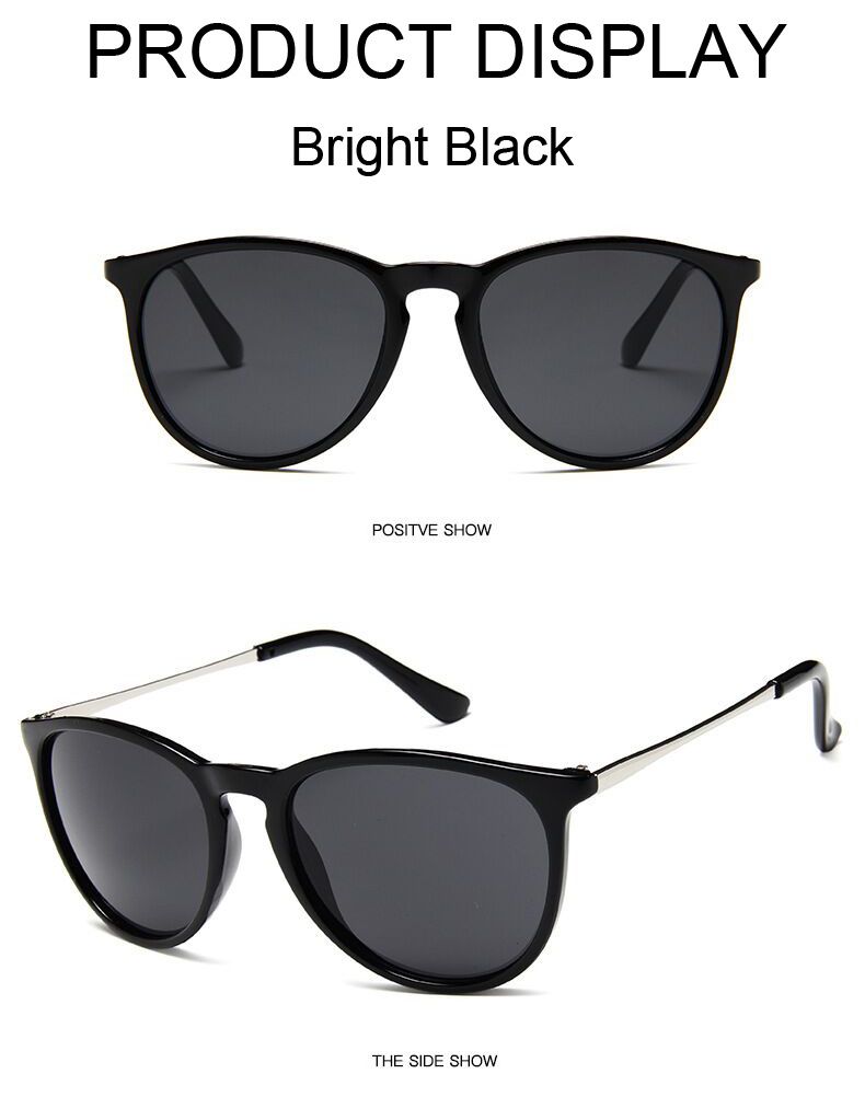 Modemarke Designer Cat Eye Sonnenbrille Mann Retro Runde Sonnenbrillen Männliche Brille Spiegel Klar Vintage Mode Fahren Brillen_voghion.com