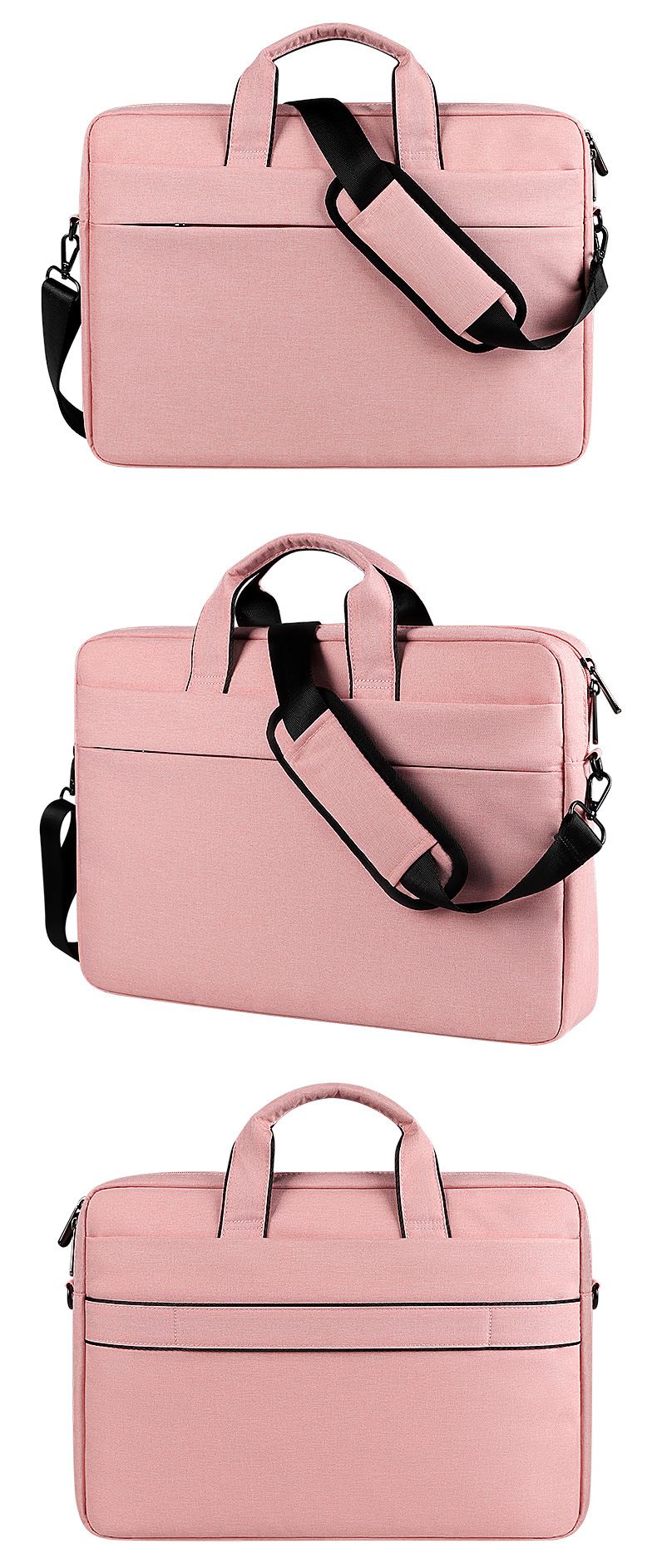 Bolso para computadora portátil de un solo hombro, maletín impermeable de 131415,6 pulgadas, para hombres y mujeres, se puede imprimir el logotipo_voghion.com