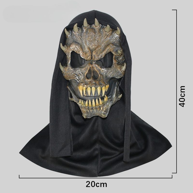 Felpe con cappuccio da film horror urlanti, maschere horror con smorfia, scherzi per feste in maschera, accessori per parodia di feste di Halloween_voghion.com