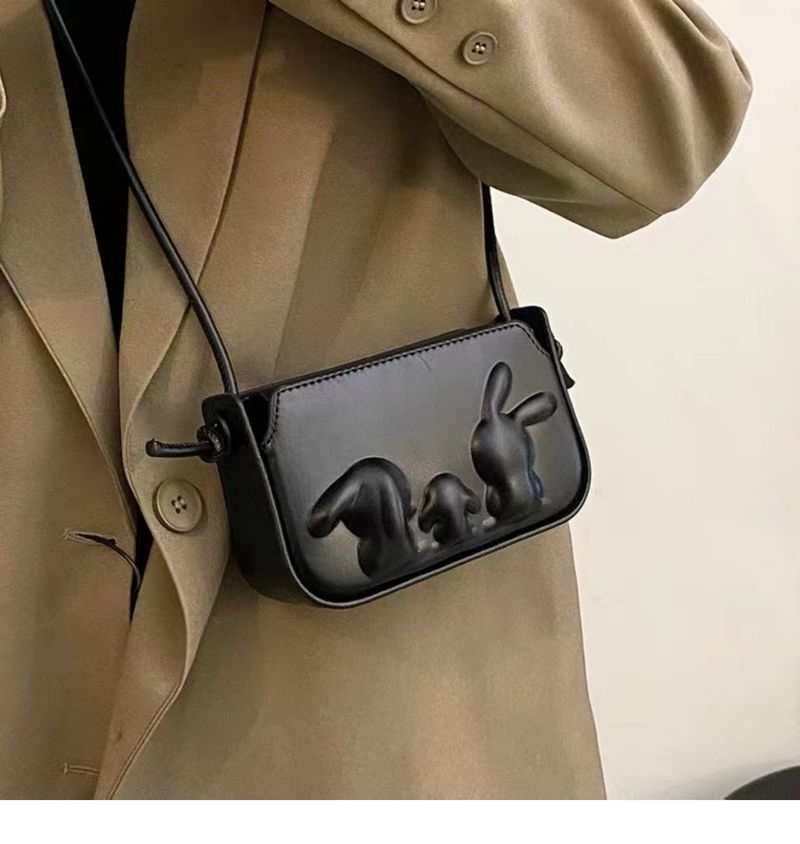 2024 New Rabbit Maca Feeling Bag, Unique Design, Dragon Cute Crossbody Mini Square Bag Trend_voghion.com