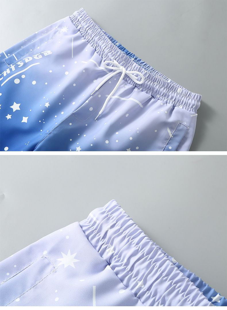 Pantaloncini da uomo estivi larghi e taglie forti Pantaloni centrali casual da mezza spiaggia alla moda e alla moda_voghion.com
