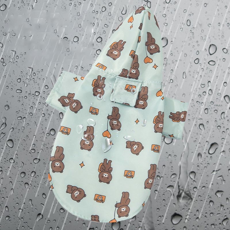Waterproof Pawstrip Raincoat For Dogs By PawParty Store_voghion.com