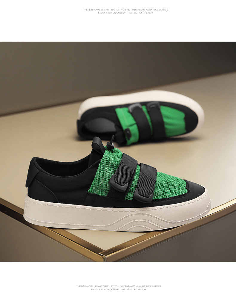 Sports Forrest Gump Shoes Live Broadcast Style Hong Kong Korean Fashion Catwalk Work Clothes Trendy Men S Shoes Four Seasons New Thick_voghion.com