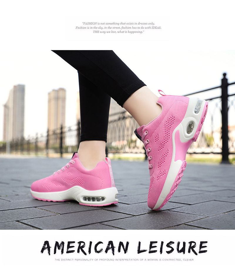 2023 Neue koreanische Version der Damen-Lässige, luftgepolsterte Laufschuhe, atmungsaktive Sportschuhe mit weicher Sohle_voghion.com