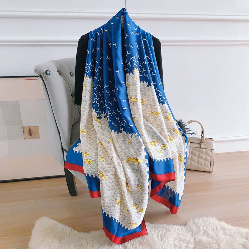 90 x 180 cm, mittellang, mit Yan Nanfei-Design, edler, eleganter Seidenschal für Mütter zum Begleiten und Vorzeigen_voghion.com