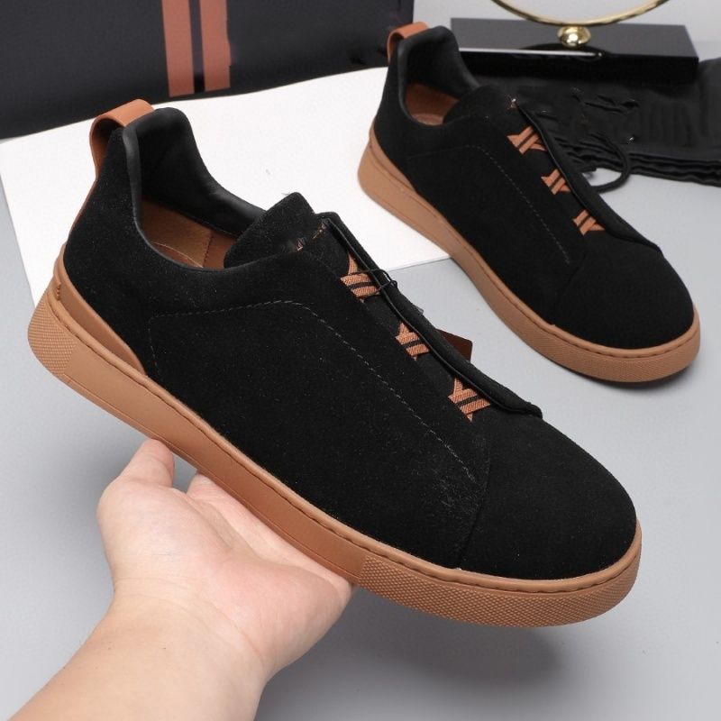 ZEANDGNA Fashion Sneakers Cross-Lace Design Soft-Sole Athletic Casual Shoes 2025 Fall/Winter New_voghion.com