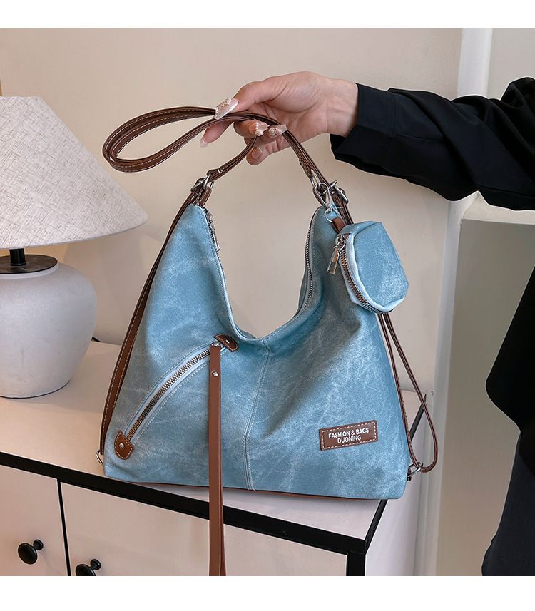 Zaino semplice per il tempo libero, grande capacità, nuova borsa a tracolla per primavera ed estate, la borsa da pendolare più popolare di quest'anno_voghion.com