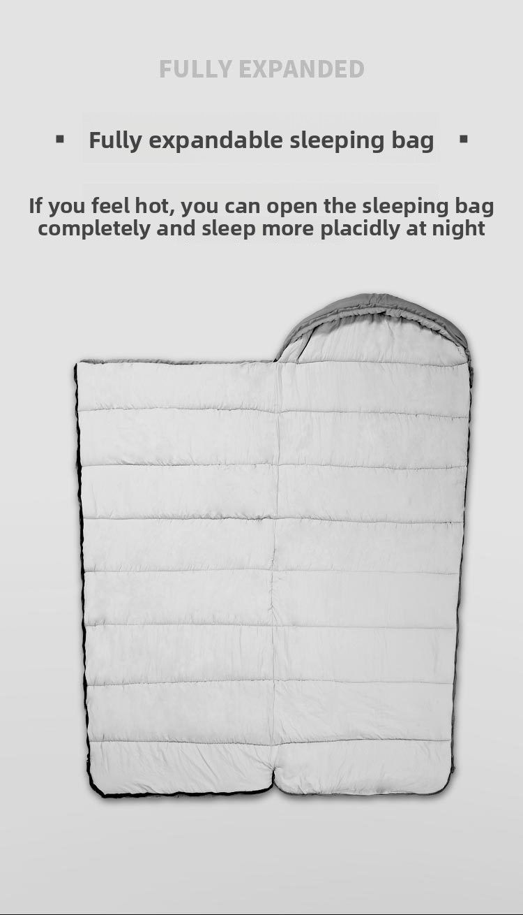 Sac de couchage extensible en coton lavable en machine, quatre saisons, pour le camping et les voyages, résistant à la saleté, idéal pour l'hôtel._voghion.com