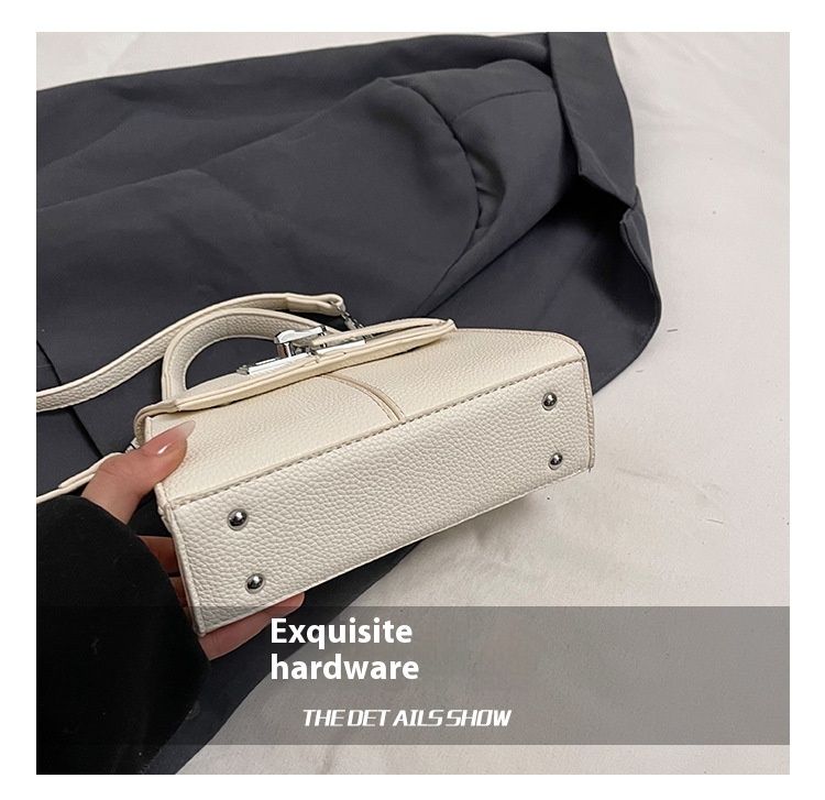 2025 neue einfache Retro-Damentasche Mode lässig Handheld Crossbody kleine quadratische Tasche Pendlertasche_voghion.com