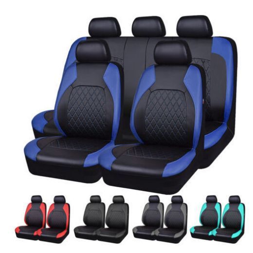 Universal-Sitzbezug aus PU-Leder, Kunstleder, Autositzkissen_voghion.com