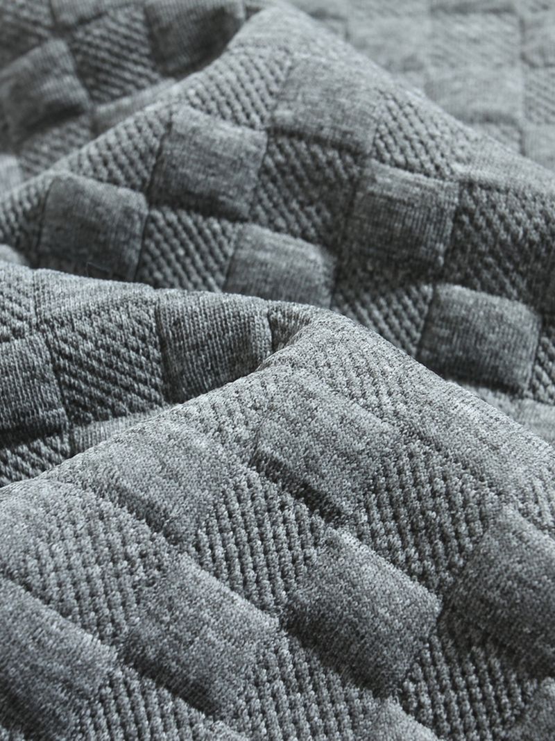 Felpa casual da uomo a quadri - Maglia morbida e ampia con scollo rotondo e maniche lunghe, per l'inverno e l'autunno_voghion.com