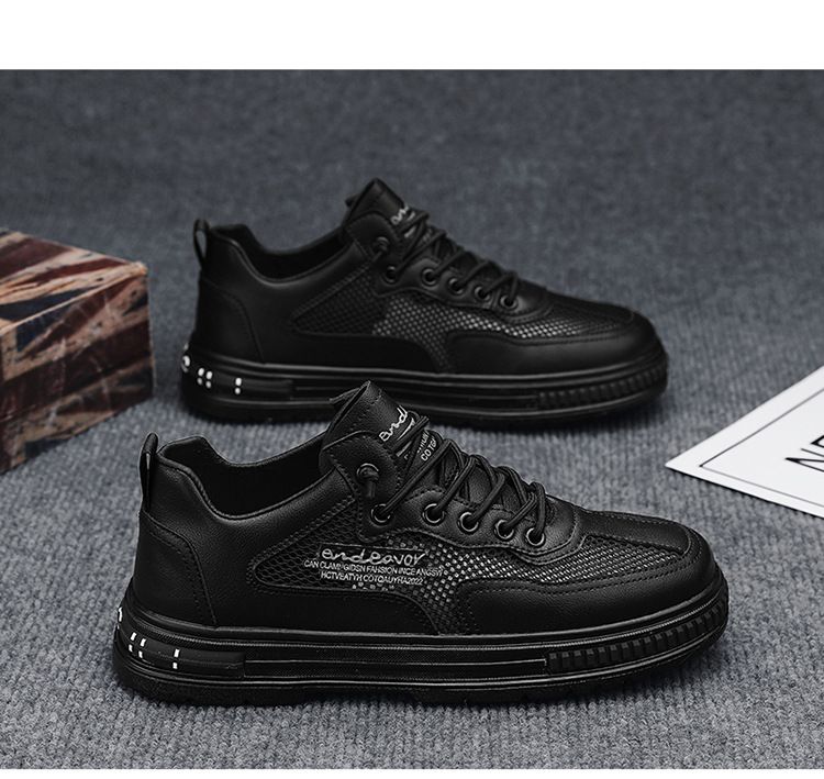 Heren Zomer Nieuwe Ademende Mesh Casual Sport Heren Lichtgewicht Een Voet Werk- en Arbeidsbescherming Trendy Schoenen_voghion.com