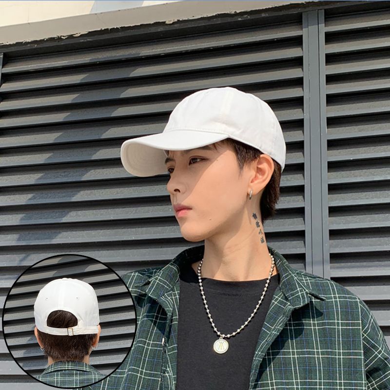 Herren-Sommer-Baseballkappe mit weichem Oberteil, vielseitiger Retro-Sonnenhut für Frühling und Herbst, ideal für Studenten._voghion.com