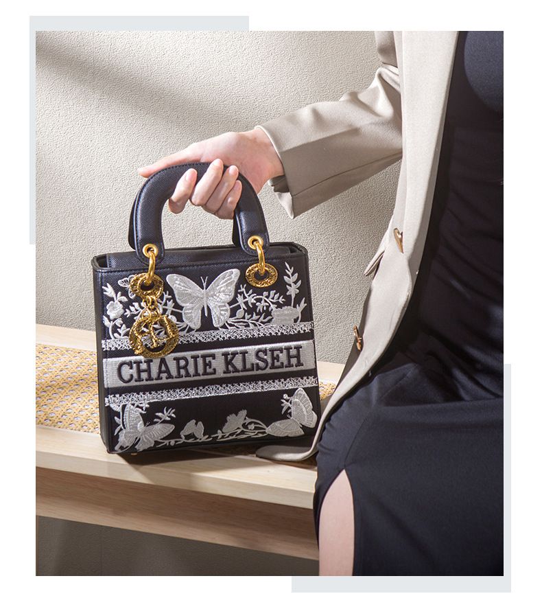 Geschenk Freundin Diana, Schultergeschenktasche für Qixi, Damentasche, 2024 Stickereihandtasche, tägliches Pendeln_voghion.com