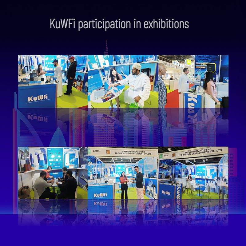 US Hot Sale KuWFi Wireless Modem Sim Card Wifi Sim Card 300Mbps Speed Indoor 4g LCD Home Wifi Router_voghion.com