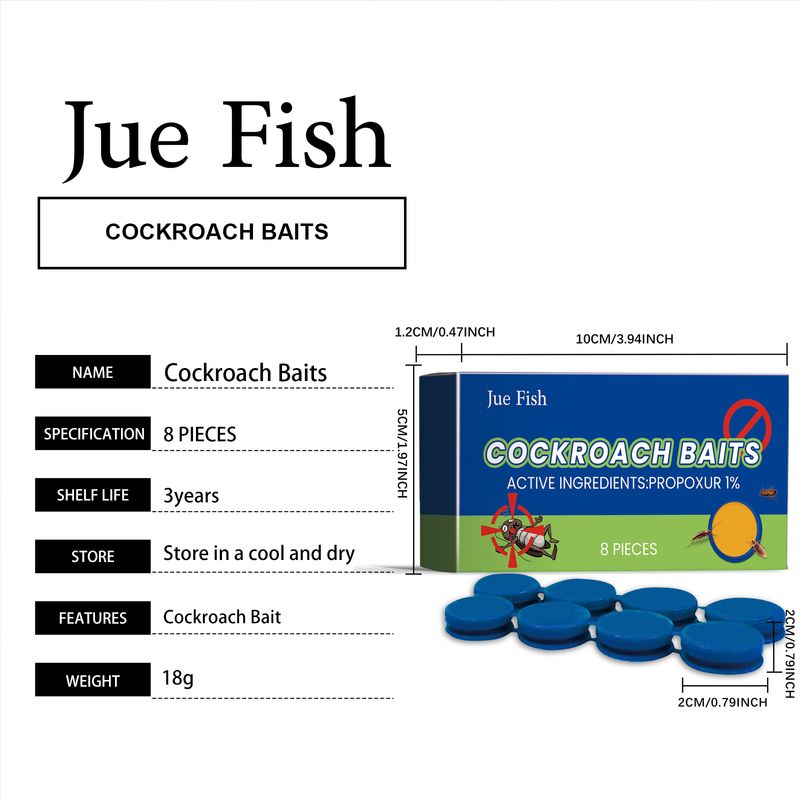 Jue-Fish Cockroach Bait, Cockroach Home Type Effective Cockroach Kill Kitchen Cockroach Paste Cockroach Kill Glue Bait_voghion.com