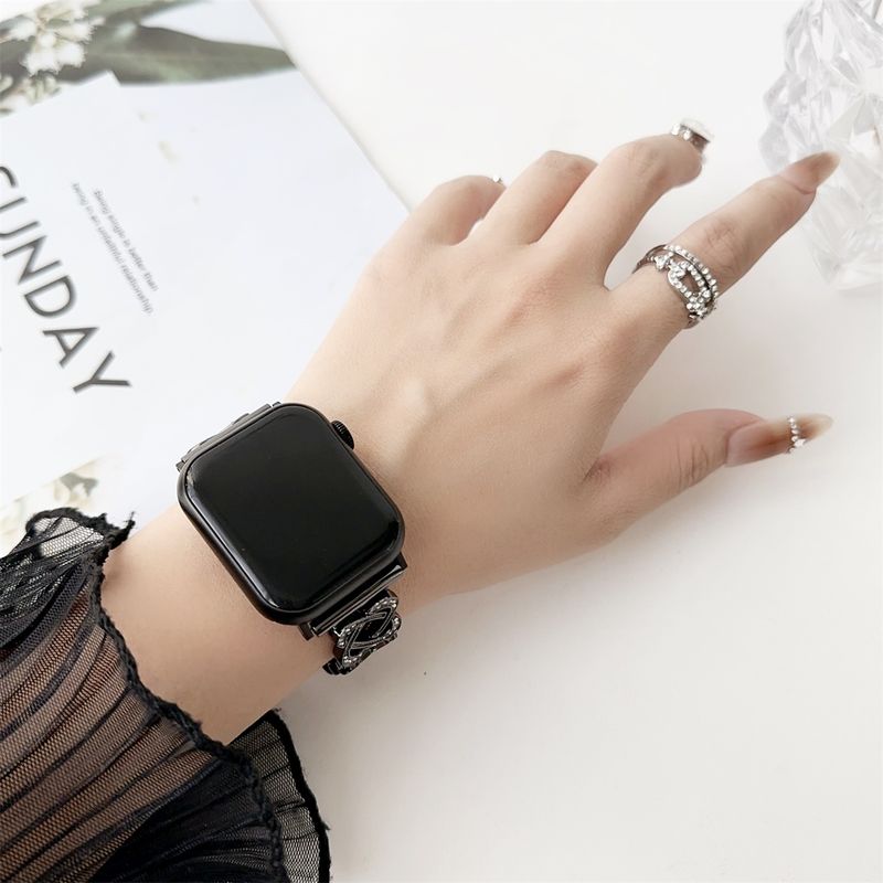 Watch Band For iwatch 42/44/45/49mm 38/40/41mm Metal Fashion Watch Strap for Watch Series Ultra2 Se 9/8/7/6/5/4/3/2/1_voghion.com