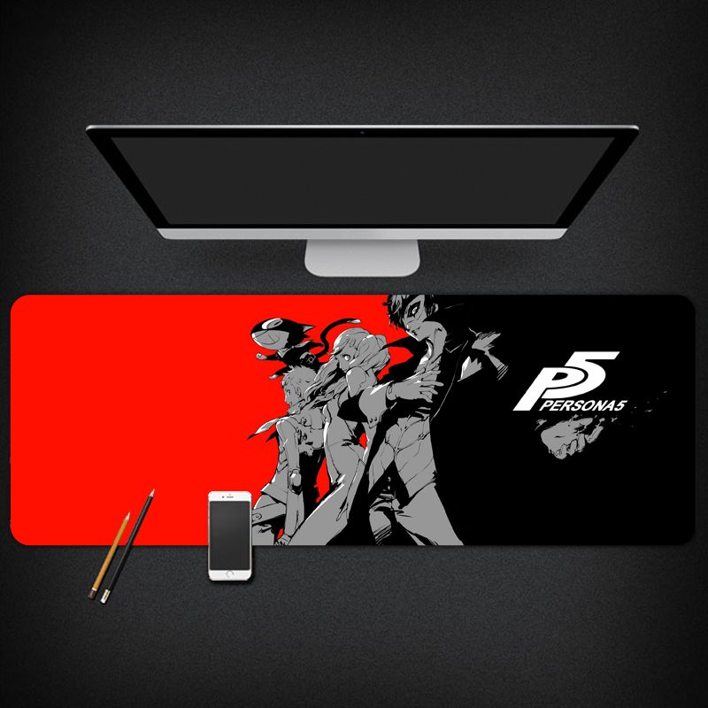 Unbeatable Quality Persona 5 Peripheral Game Studio Computer Desk Keyboard Oversized Japanese Mouse Pad_voghion.com