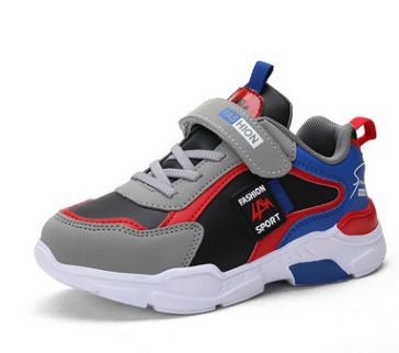 Dziecięce buty jesienno-zimowe dla chłopców, dopasowane kolorystycznie, buty do biegania, dziecięce buty sportowe_voghion.com